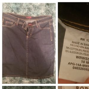Wrangler jean skirt